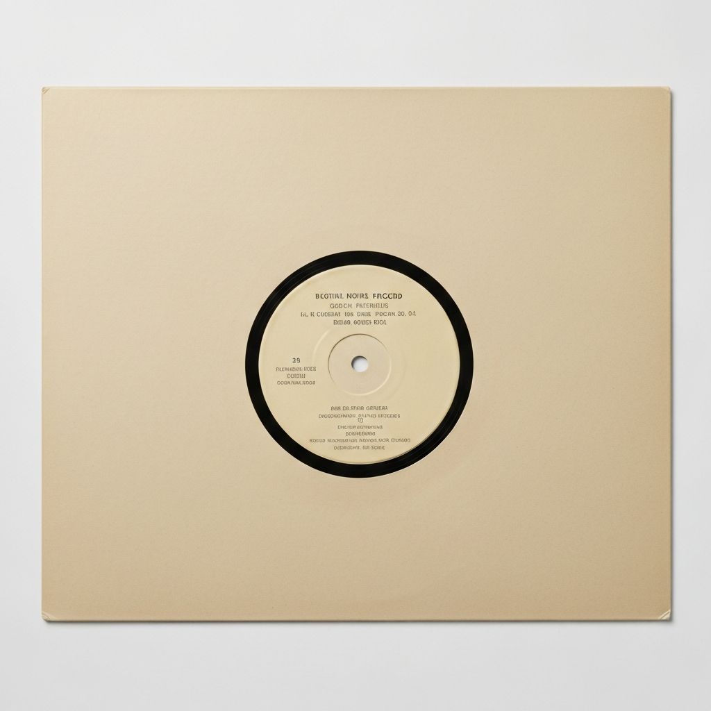 Jazz-Schallplatte in beigem Cover